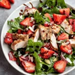 Strawberry Balsamic Chicken Salad