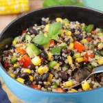 Sweet Corn and Black Bean Quinoa Salad