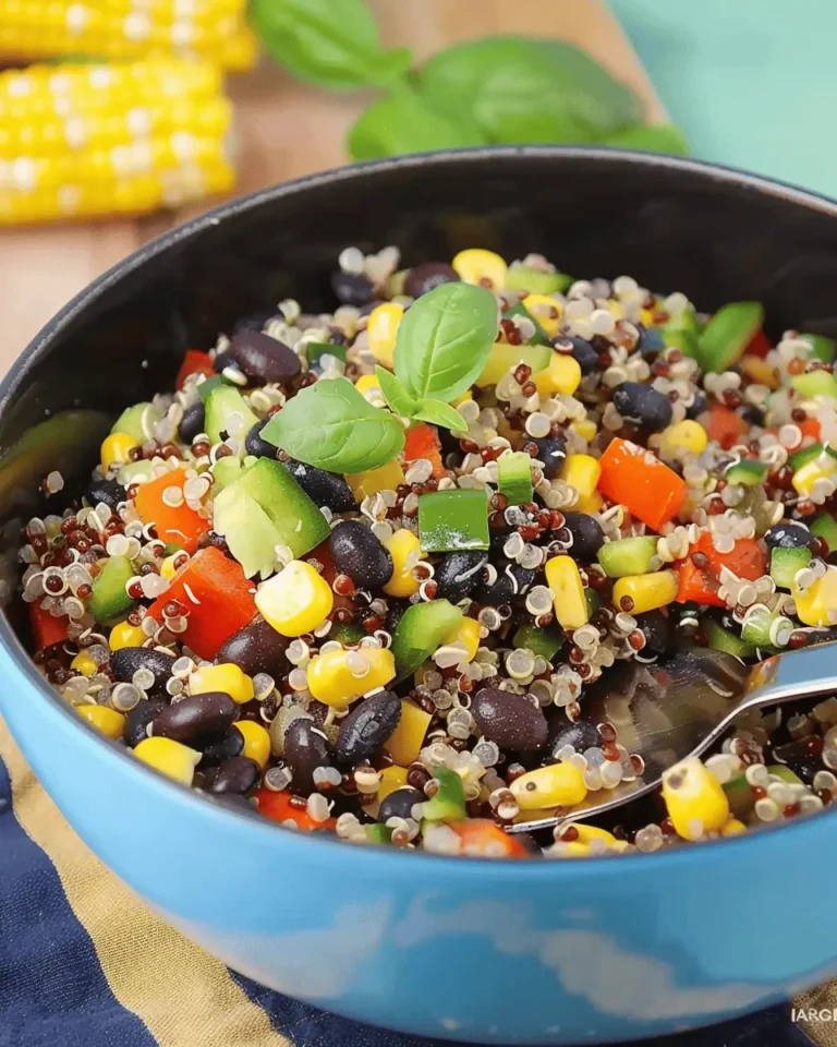 Sweet Corn and Black Bean Quinoa Salad