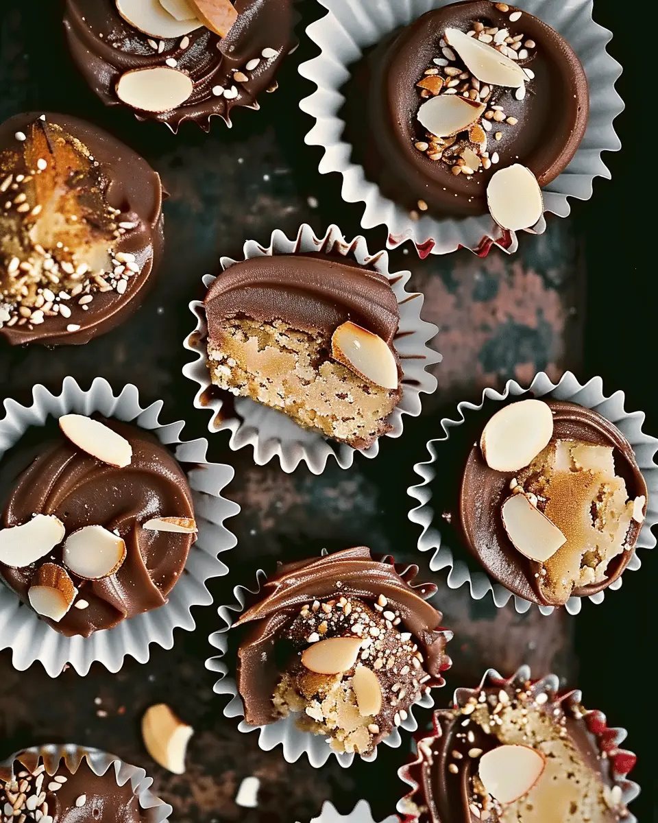 Swirled Tahini Cups: Indulgent Treats for Your Sweet Cravings