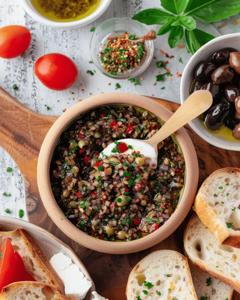Warm Olive and Herb Tapenade