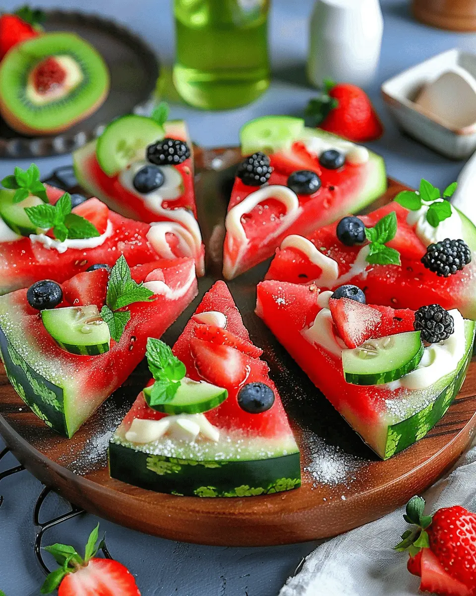 Watermelon Pizza: The Best Ultimate Summer Recipe Fun