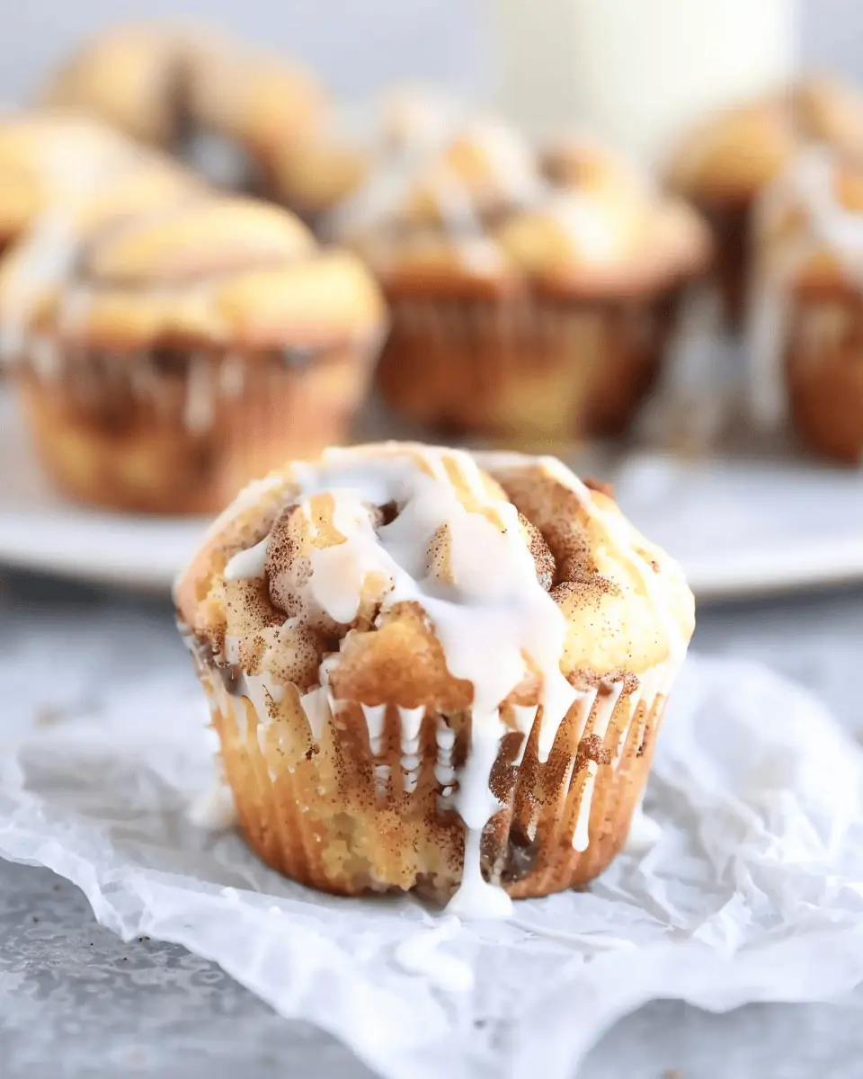 Cinnamon Roll Muffins with Glaze: The Best Indulgent Treat