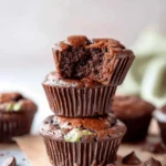 Healthy Chocolate Muffins with Hidden Veggies