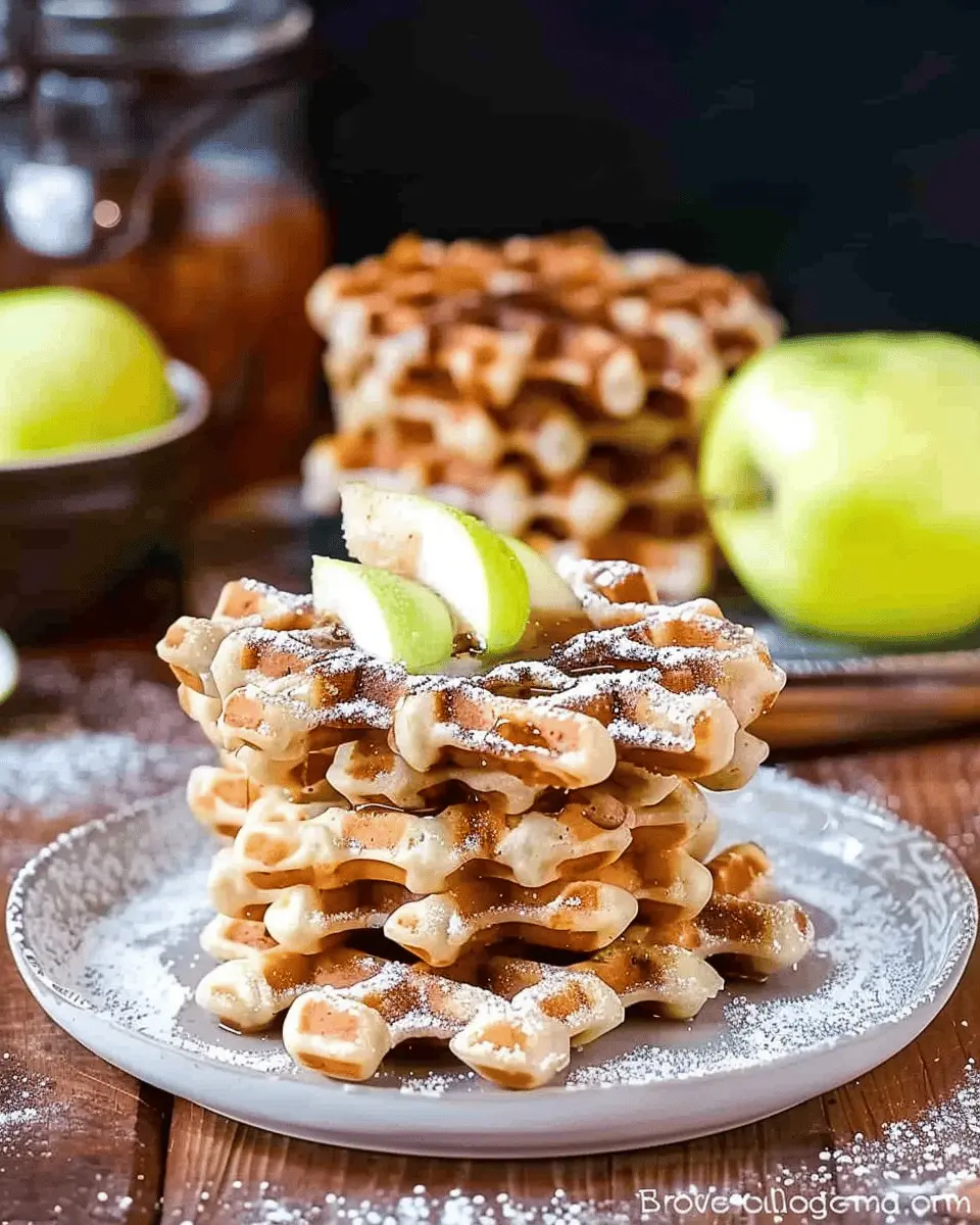 Apple Fritter Waffle Donuts: Indulgent Treat for Cozy Mornings