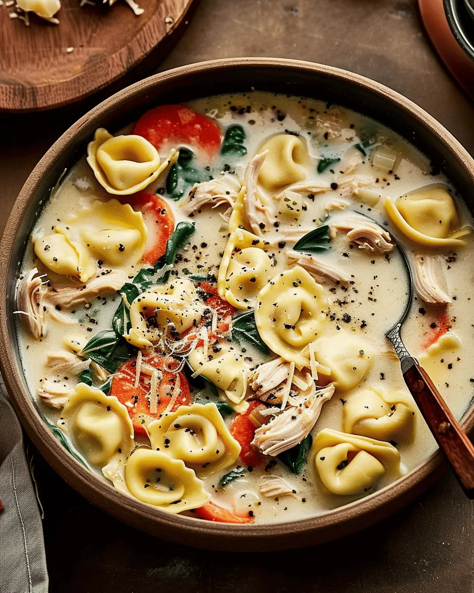Creamy Chicken Tortellini Soup: The Best Comfort Food Delight