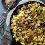 Balsamic Caramelized Onion Mushroom Mac ‘n’ Cheese