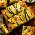 Cheesy Baked Zucchini Slice