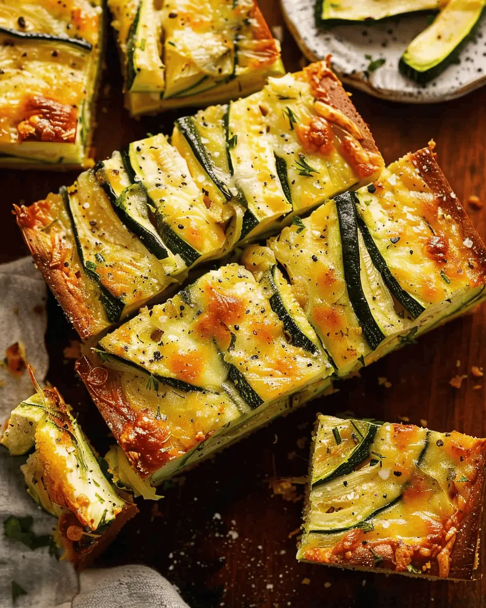 Cheesy Baked Zucchini Slice: A Flavorful Twist with Turkey Bacon