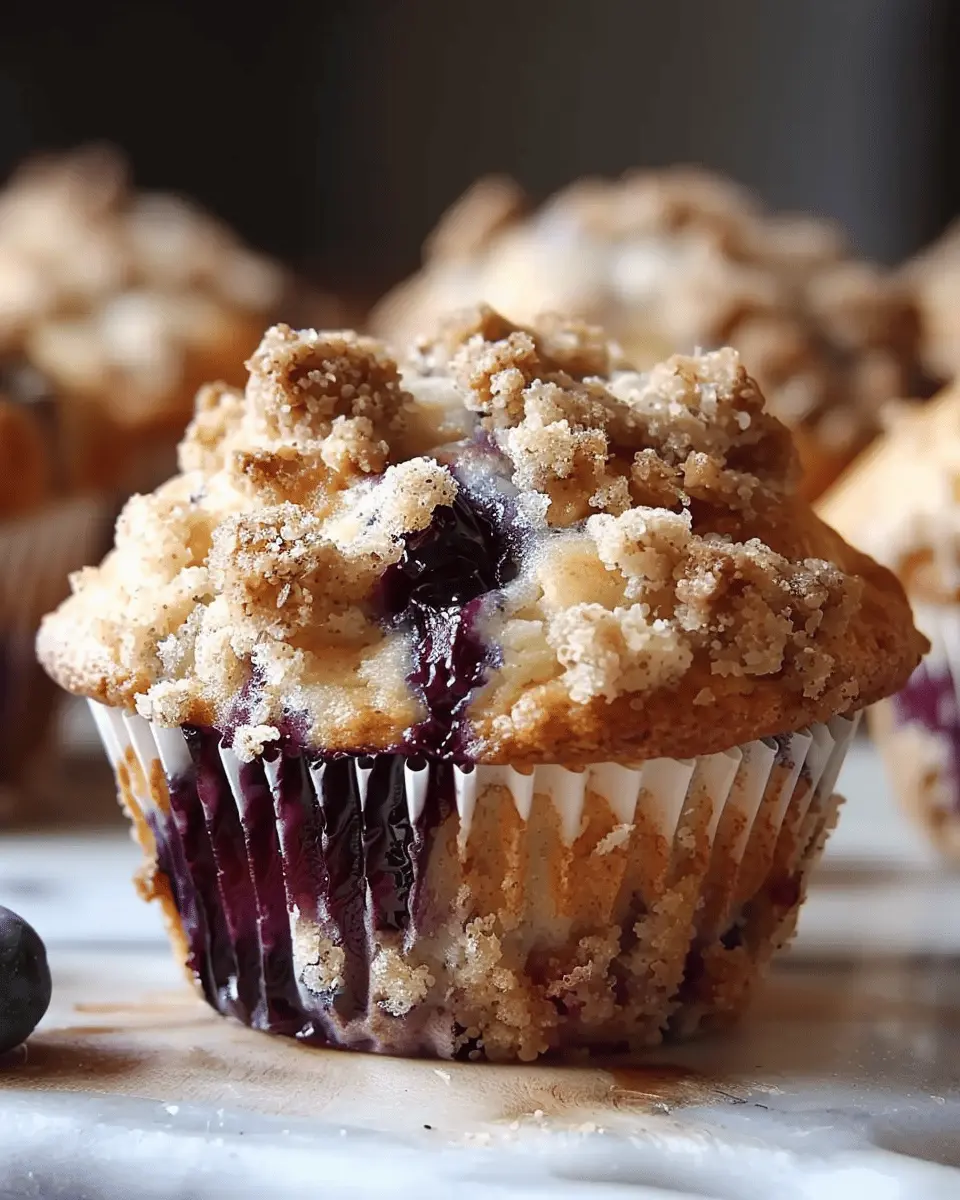 Blueberry Muffins with Crumble Topping: Easy and Irresistibly Delicious