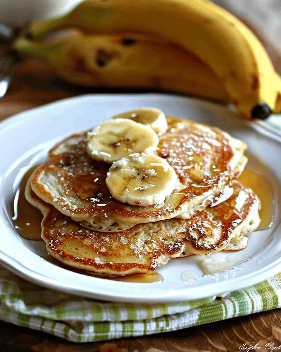 Banana Yogurt Pancakes: The Best Easy Recipe with Turkey Bacon