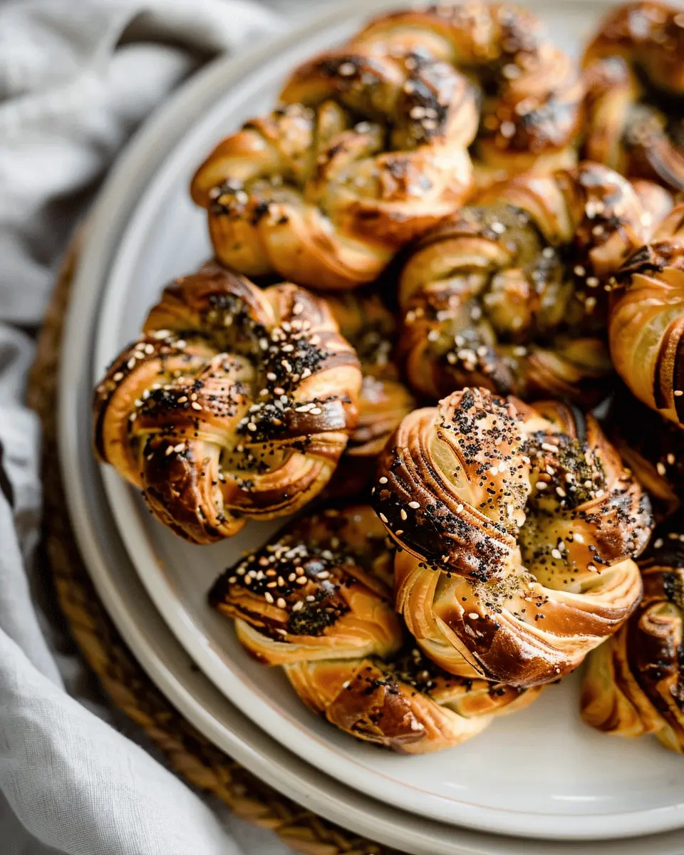 Puff Pastry Twists with Zaatar: Easy & Delicious Snack Idea