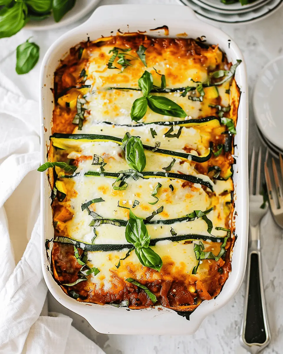 Zucchini Lasagna: Easy, Flavorful Twist with Turkey Bacon