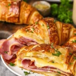 Ham and Cheese Croissant Sandwiches