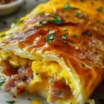 Sausage Egg Cheddar Roll-Ups