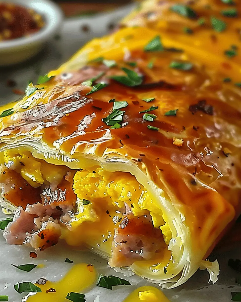 Sausage Egg Cheddar Roll-Ups: Easy Breakfast Delight at Home