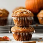 Spiced Baked Pumpkin Muffins