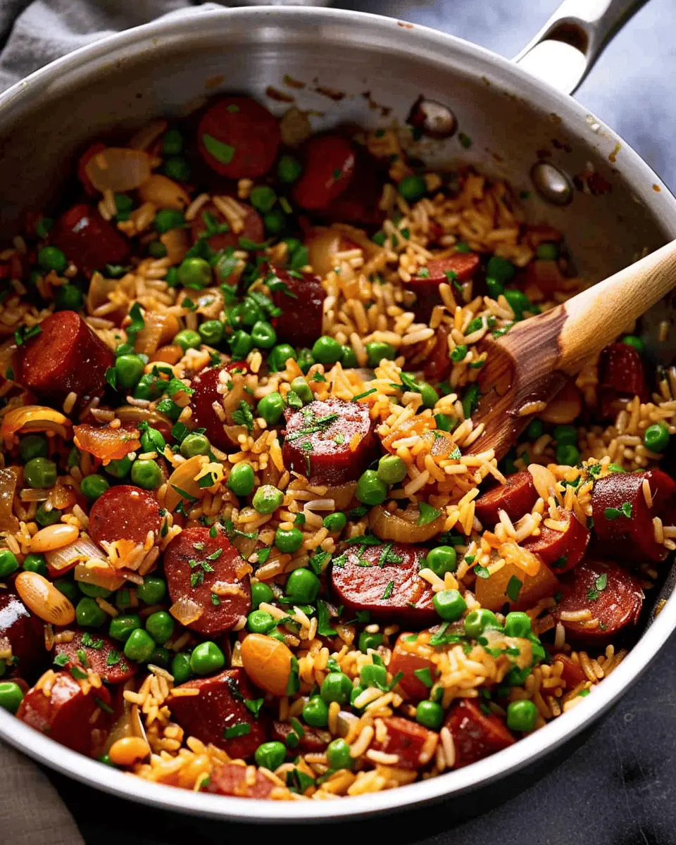 Kielbasa Rice Skillet: Hearty and Easy One-Pan Family Meal