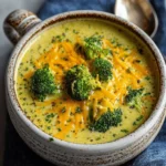 Lightened Up Broccoli Cheddar Soup