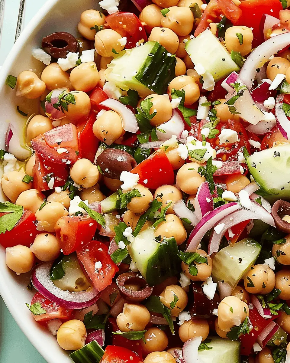 Perfect Healthy Chickpea Feta Salad: A Fresh Twist for You