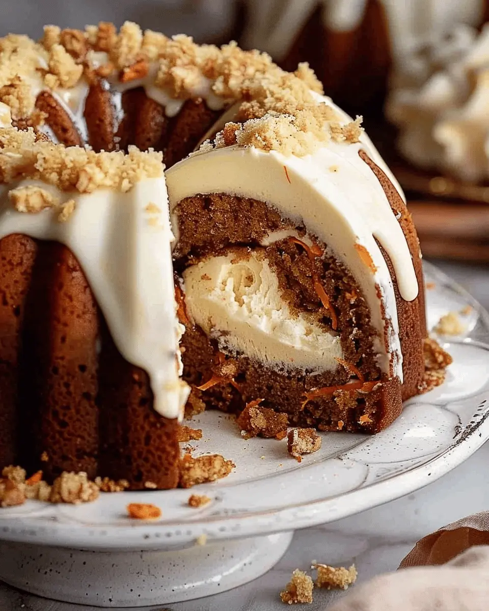 Carrot Cheesecake Bundt Cake: The Best Indulgent Dessert Recipe