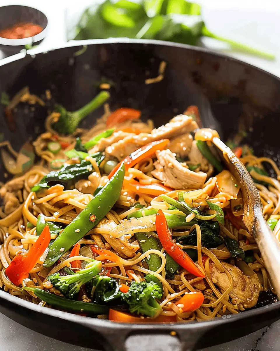 Chicken Stir Fry Noodles: Easy Recipe with Turkey Bacon Twist