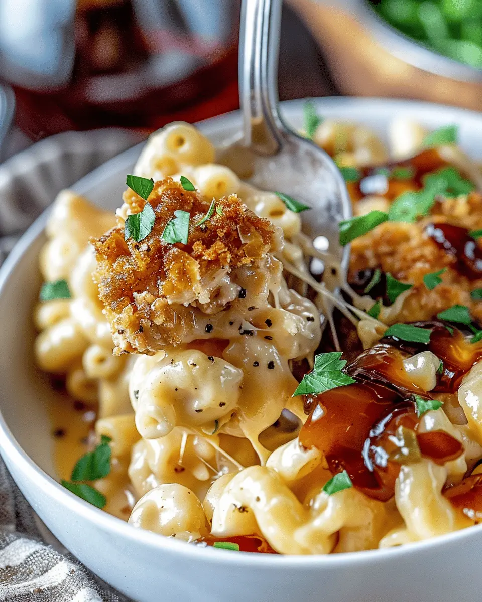 Creamy Honey Pepper Chicken Mac and Cheese Delight You’ll Love