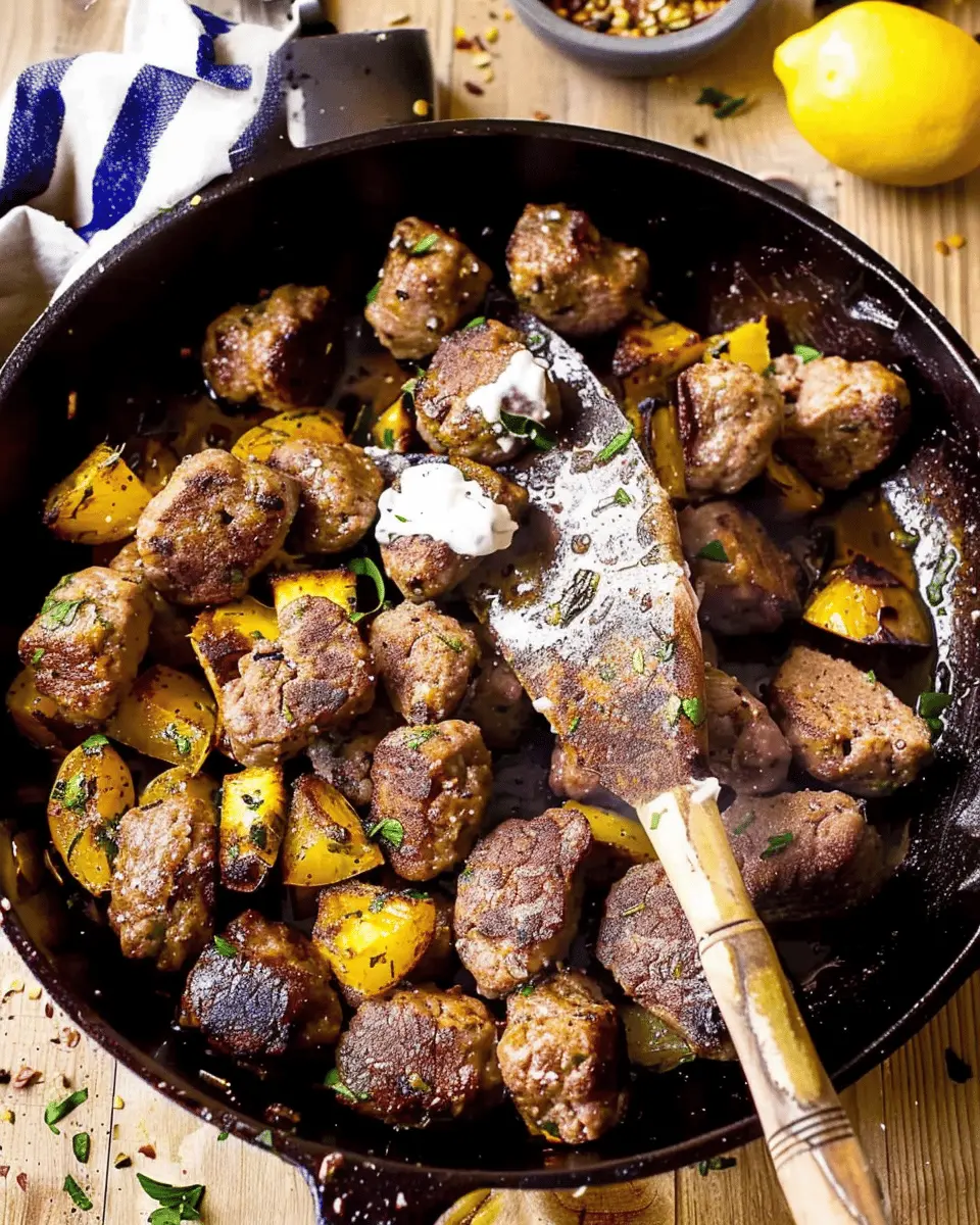Lamb Koftas with Tahini Yogurt Sauce: Easy and Delicious Recipe