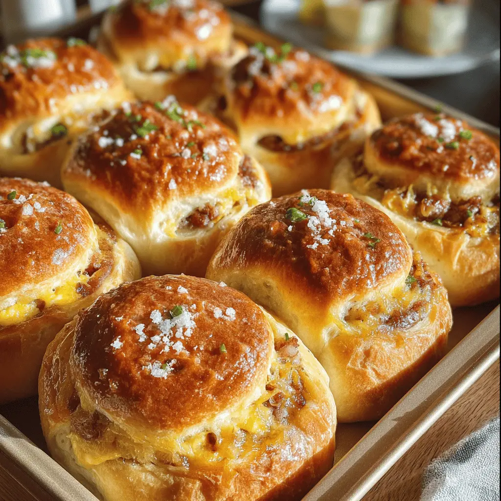 Breakfast Rolls: Easy Turkey Bacon and Cheese Delight to Savor