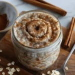 The Best Creamy Cinnamon Roll Overnight Oats