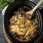Crock Pot Ground Beef and Potato Casserole