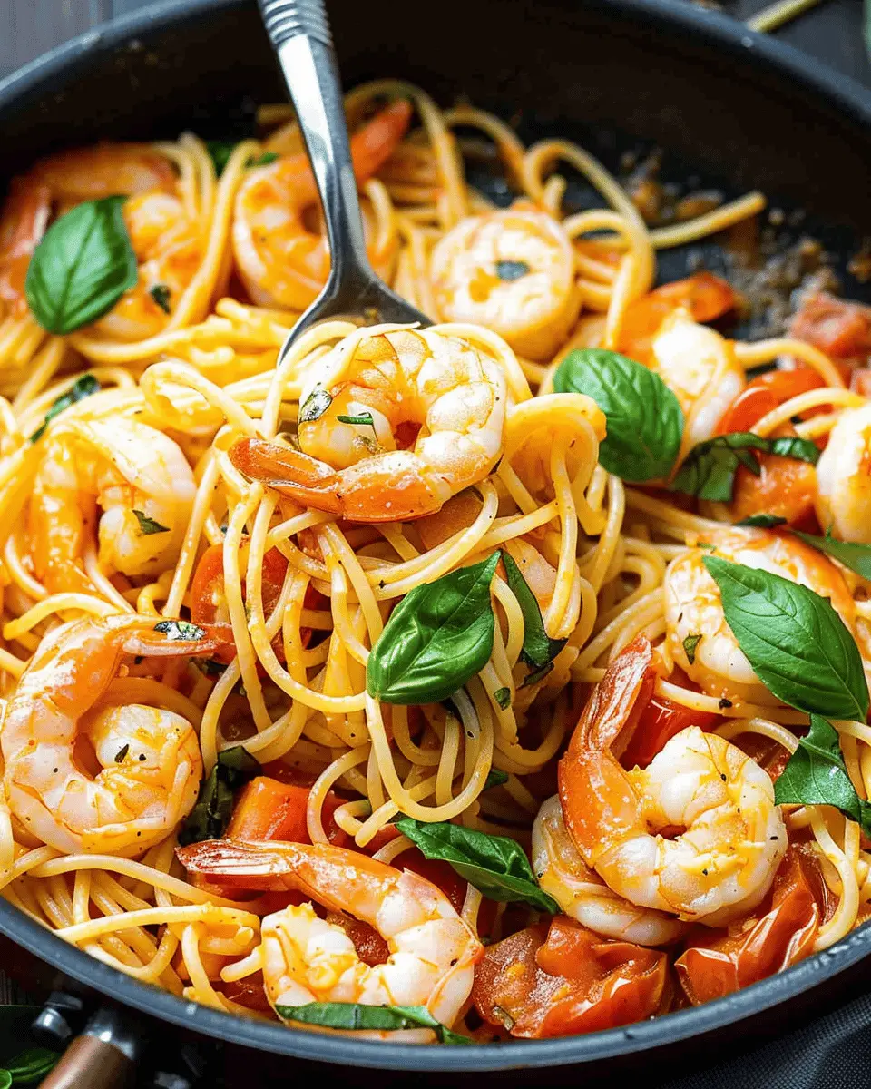 Tomato Basil Shrimp Pasta: A Quick and Indulgent Weeknight Delight