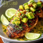 Fiesta Lime Chicken Recipe with Avocado