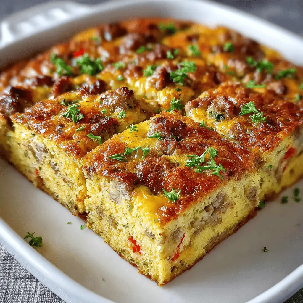 Easy sausage and egg casserole: A delicious twist with turkey bacon