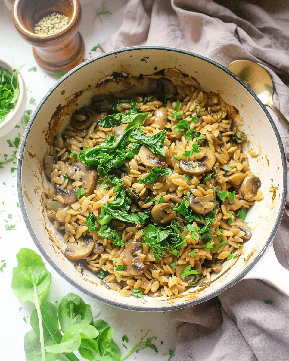 One-Pot Mushroom Orzo: The Easy, Flavorful Dinner You Need