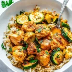 Baked Chicken and Zucchini