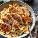 Southern Style Creamy Parmesan Chicken Pasta