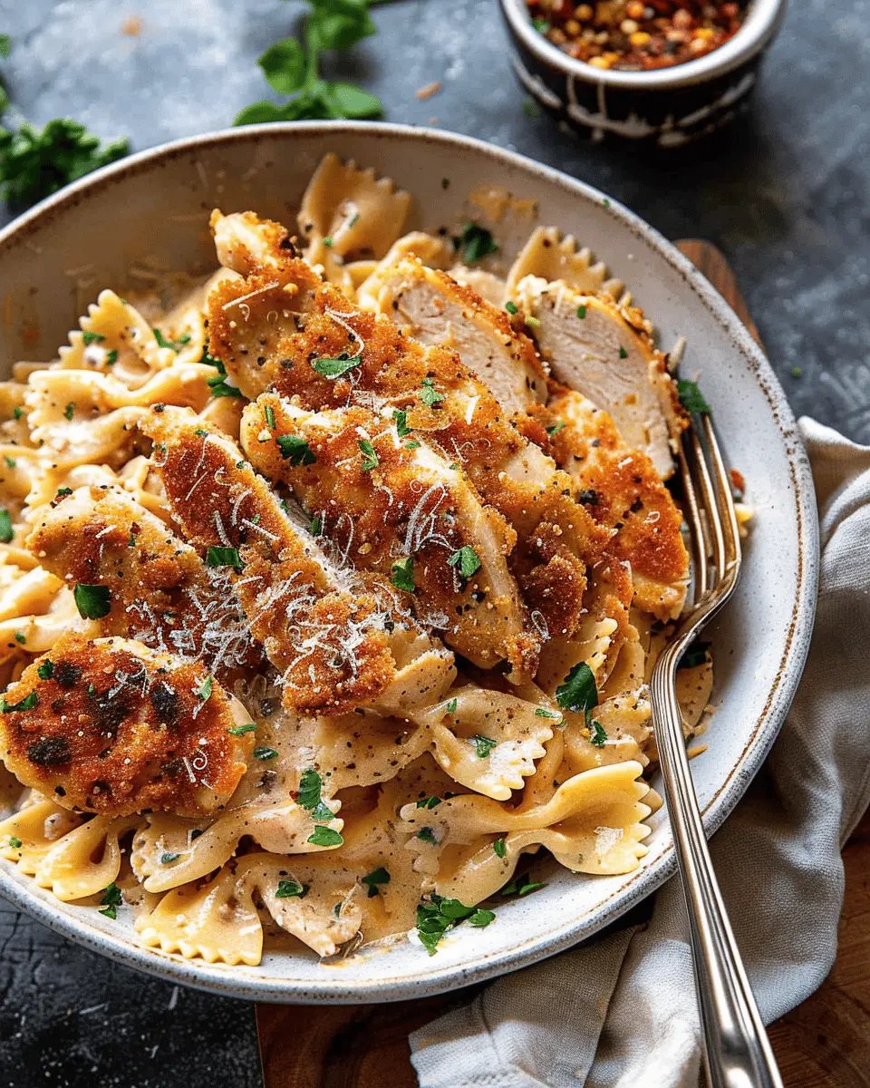 Southern Style Creamy Parmesan Chicken Pasta: Easy & Irresistible Recipe