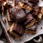 Peanut Butter Millionaire Shortbread Bars