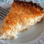 Crustless Coconut Pie Dessert