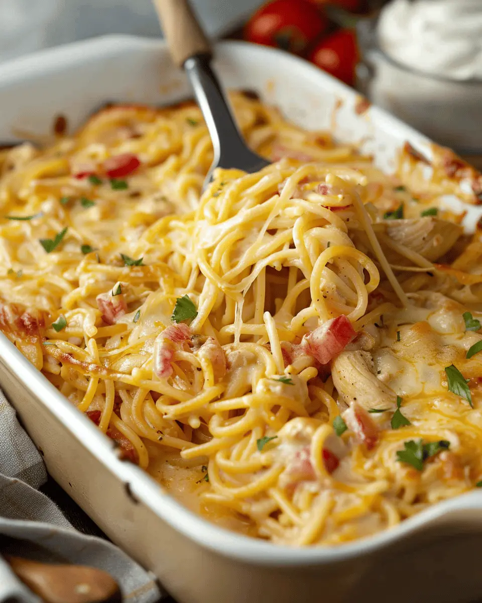Baked Chicken Spaghetti: A Juicy, Comforting Family Favorite