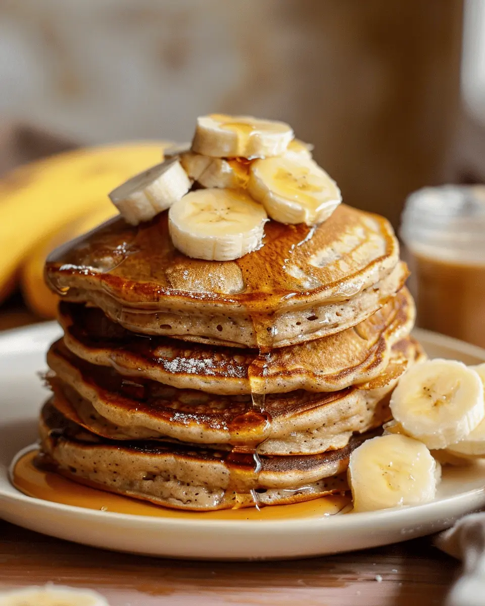 Banana Oat Pancakes Breakfast – Hearty, Wholesome, and Easy Delight