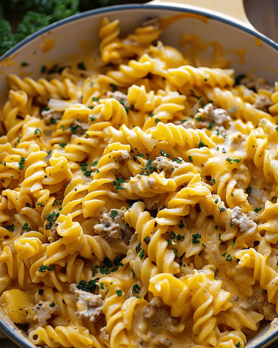 Cheddar Ranch Pasta: Creamy, Cheesy & Indulgent Turkey Bacon Delight
