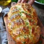 Cheesy Garlic Pull-Apart Bread – Gooey, Golden & Irresistible!