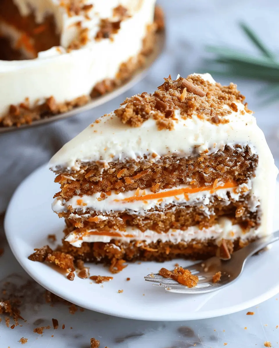 Easy Carrot and Cheesecake Cake – Moist, Spiced & Irresistibly Creamy
