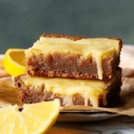 Easy Lemon Brownies Recipe – Zesty, Sweet & So Moist