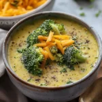 Lightened Up Broccoli Cheddar Soup