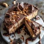 Nonnie's 6 Ingredient Chocolate Peanut Butter Ice Cream Cake