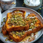 Pistachio Crusted Pumpkin Spice French Toast