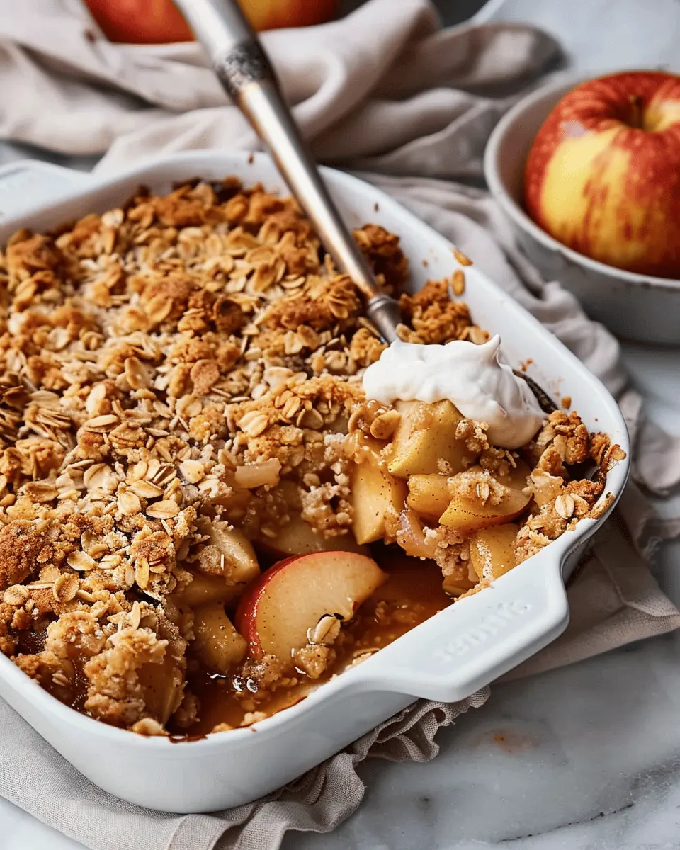 The Best Apple Crisp Recipe: Warm, Sweet & Perfectly Spiced Delight